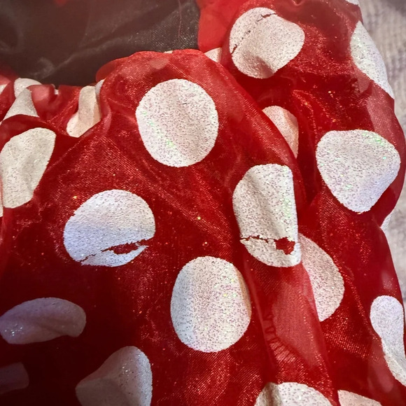 Red Polka Dot Minnie Mouse Toddler Costume (3T-4T) red, white & black - Picture 12 of 12